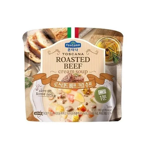 셀러허브 패션 [JHNNP2P3_52EL]폰타나 토스카나 비프 크림 수프 180g