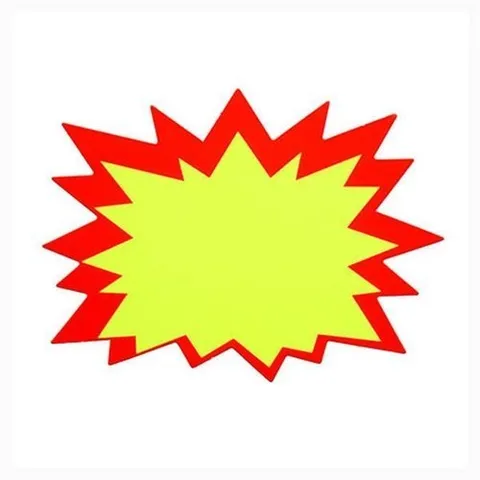 셀러허브 1 쇼카드(톱니형/공백) 디스플레이 POP 진열 광고싸인