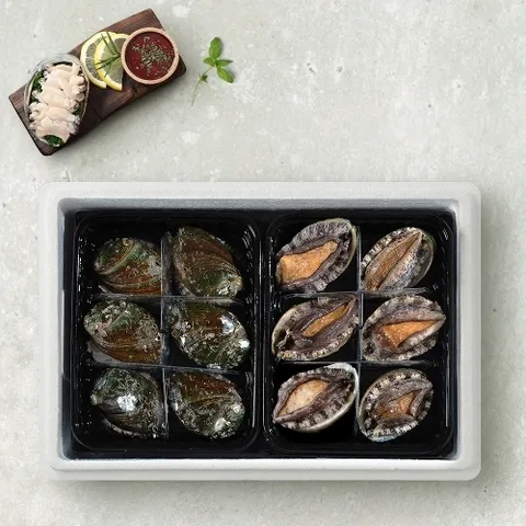 완도전복 명품 해당화세트 참전복 1.71kg내외 (143gx12마리)