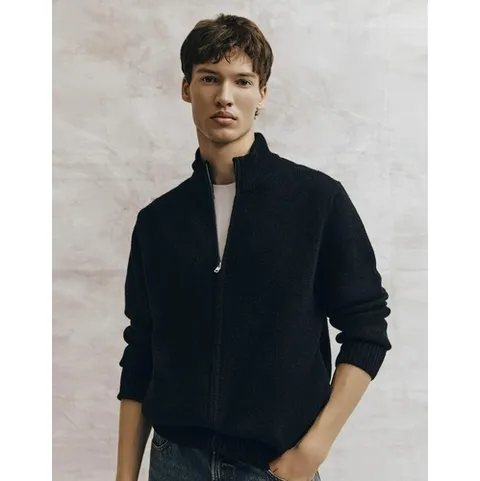 지오다노 GIORDANO 남자 목넥 풀집 가디건 5GG 01054925SG