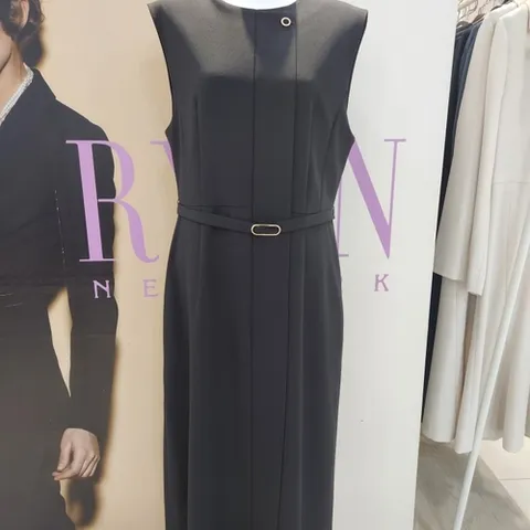 리안뉴욕 라운드벨티드민소매원피스(RUBWOP010)