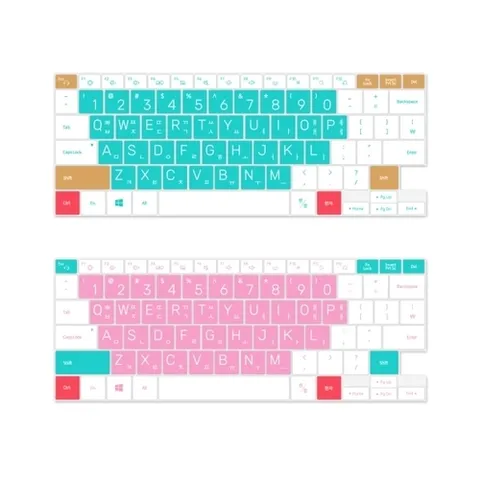 패션플러스 [카라스] 삼성 플렉스2 NT930QDZ 노트북 마카롱 문자키스킨