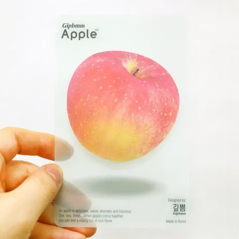 기타 고품질 RED APPLE 스티키 노트 사과 메모잇 과일 점착 메모지 사과 사과메모잇 Gipbmmapple WFFKJRG