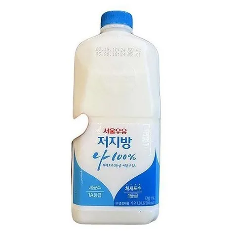 셀러허브 식품 서울 저지방우유 1.8L x 1개 b47780