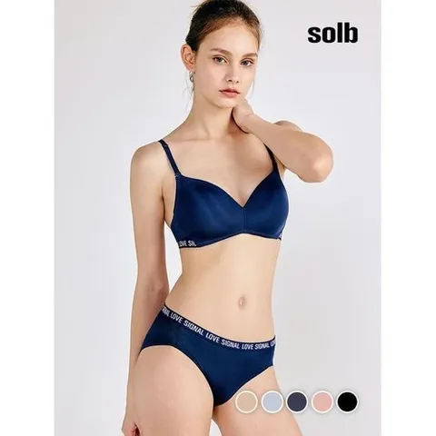 솔브 컴포트 노와이어 아웃밴드 브라팬티 세트 5컬러 택1LSET142_P324968247