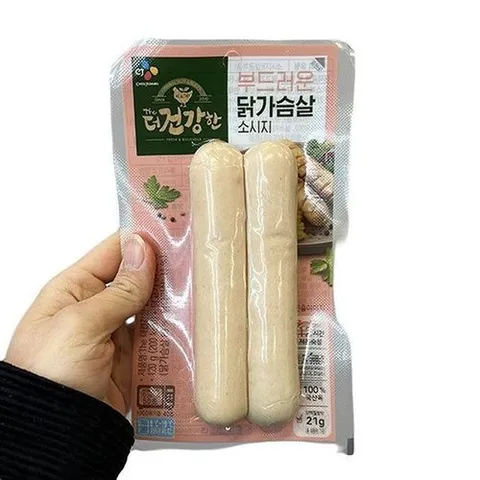 셀러허브 식품 씨제이 닭가슴살 소시지 120g x 2개 27794