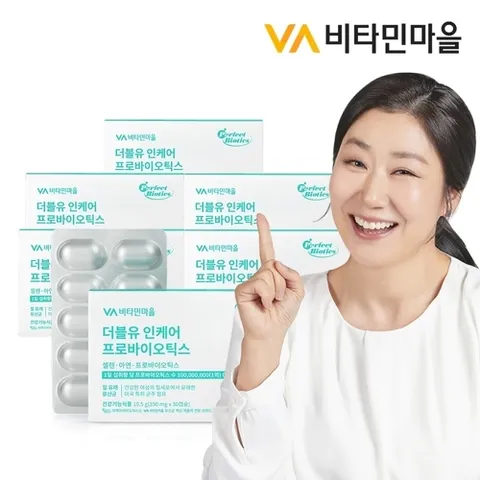VV비타민마을 비타민마을 W 더블유 인케어 프로바이오틱스 질유산균 질유래 유산균 6박스