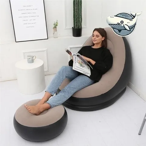 패션플러스 [제이앤엘글로벌탑스] 빈백 발판 실속포함 에어쇼파 스 인테리어 소파 (43972841)