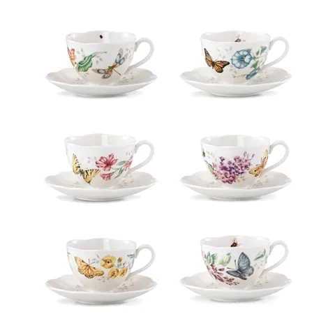 레녹스 버터플라이메도우 커피잔6인조세트