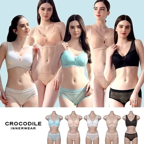 크로커다일 언더웨어] 24NEW 크로커다일 라이크라퓨징 씬 에어리핏 감탄브라 10종17143659587818