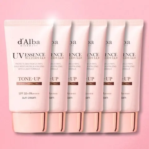 패션플러스 [PARKSMONG] 달바 워터풀 핑크 톤업 선크림 비건 물광 50ml x 6개 (35776224)