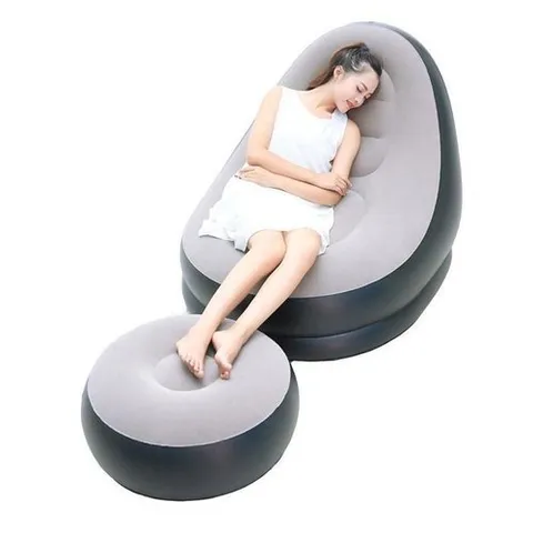 셀러허브 패션 [QN12Y81C_56]빈백 에어배드 원룸 쇼파 1인용쇼파펌프세트