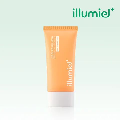 일루미엘 *스킨 핏 파데프리 무기자차 비건 톤업 선크림 50ml 1개