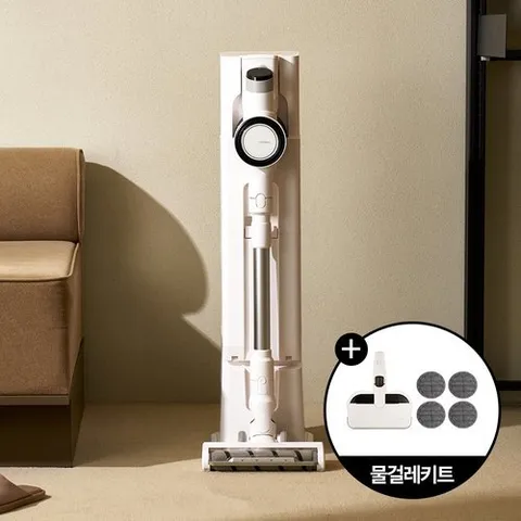 캐치웰 [포토리뷰상품권증정] CX PRO 매직타워 N 자동먼지비움 무선청소기+전용 물걸레키트