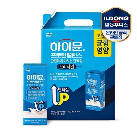 일동후디스 하이뮨 프로틴 밸런스 (190mlx16입)x3개 / 산양유단백질