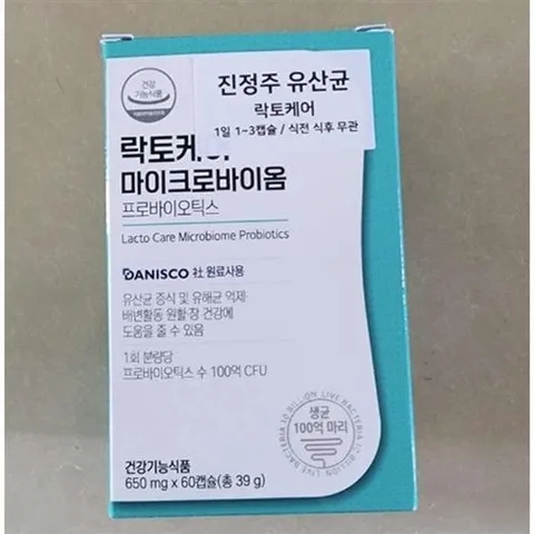 기타브랜드 락토케어 마이크로바이옴 프로바이오틱스 듀폰 다니스코 원료 60정 1개_P407108838