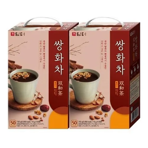 셀러허브 식품 [담터] 담터 쌍화차 플러스 50개입 2개