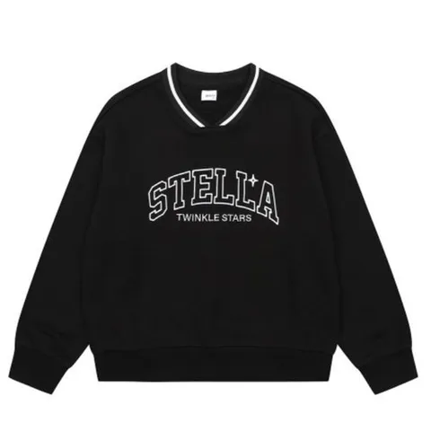 에스핏주니어 [에스핏] 오버핏 요꼬 블랙 티셔츠 /  SJY711FKRT30