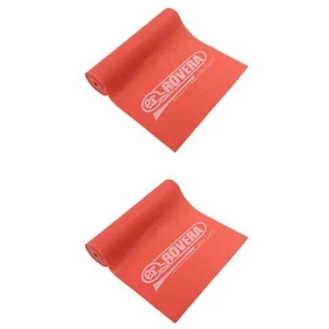셀러허브 스포츠레저 로베라 탄성 헬스 풀업 근력 튜빙  4mm 오렌지 X2