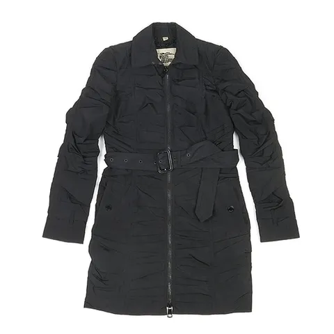 버버리 고이비토 중고명품 Burberry(버버리) 3887479 블랙 컬러 여성용 트렌치 코트 + 벨트 세트