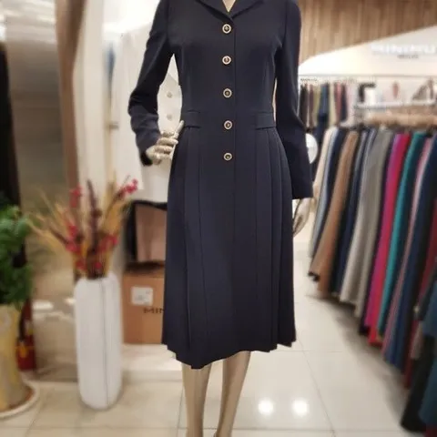 미니멈 미니멈 클레식 플리츠 원피스