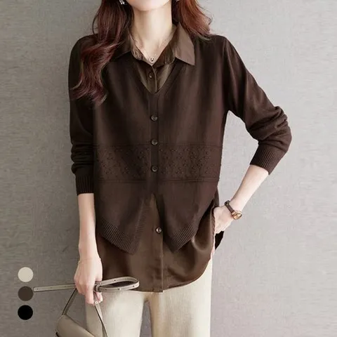 화세 화세 케인레이어드블라우스HB5FBL012C