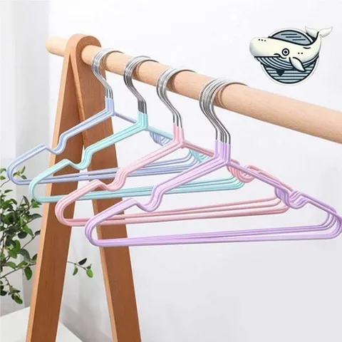 기타 고품질 슬림 튼튼 옷걸이 5개 세트 공간 절약 컬러 논슬립옷걸이 접이식옷걸이 어깨뿔옷걸이 WFH6NYN