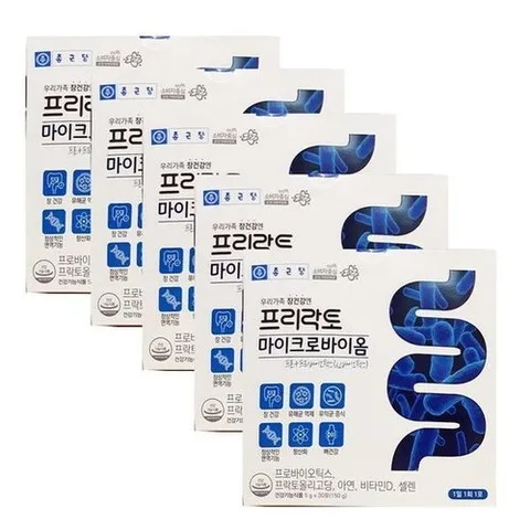 기타브랜드 종근당 프리락토 마이크로바이옴 5g x 30포 5개 HIS_P377707126
