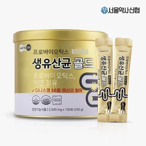 서울약사신협 락토온 프로바이오틱스 생유산균 골드 2.5g 100포