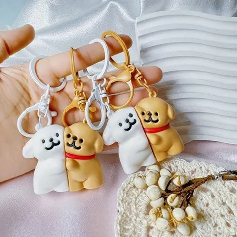 HOLYG 제로카 커플 우정 모찌 멍뭉이 자석 키링