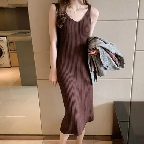셀러허브 패션 [QNRU927C_58]A라인롱원피스 브이넥 휴양지 여성 패션
