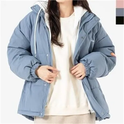 셀러허브 패션 [오노마] ONM 겨울 캐주얼패션 후드모자 레이어드 여성 하프패딩 (7980093)