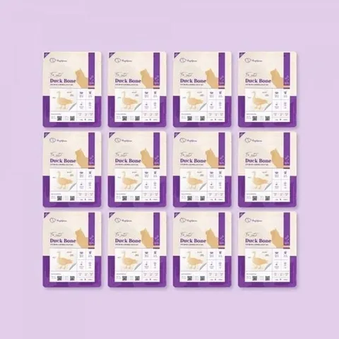 셀러허브 생활리빙 레이앤이본 반려묘 자연식 수비드 신선한 뼈있는 오리고기 생식 100g 12P (45267604)