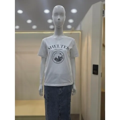 플라스틱아일랜드 실켓터치 시티 프린트 티셔츠 PR7CH361DJDJ