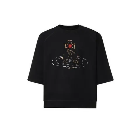 비비안웨스트우드 26FW 비비안웨스트우드 반팔 티셔츠 3I01001B J00AS N401 BLACK DOM