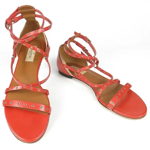 발렌티노 [스미스마켓] 발렌티노 레드컬러 샌들 여성구두