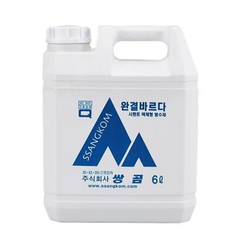 기타 고품질 바닥제 방수제 완결 완결바르다 6L 목욕탕 화장실 방수제 옥상방수제 외벽방수제 WFH65U3