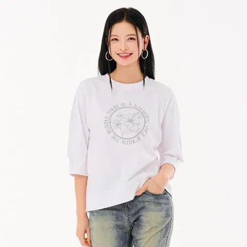 체이스컬트 체이스컬트 동백01 소매 볼륨 7부 맨투맨 FARG5169B0 (46178071)