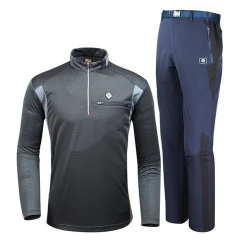 비앤비 BB쉘브런 아웃도어 세트 등산티 등산바지 세트구성_P054404391