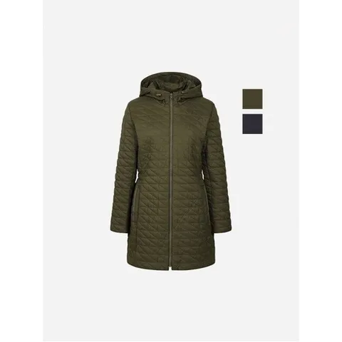 뱅뱅 여성 경량 퀄팅 후드 롱 패딩점퍼 (NUI665)