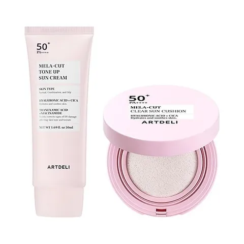 셀러허브 1 아트델리 멜라컷 톤업 선크림 50ml + 선쿠션 15g (46163666)