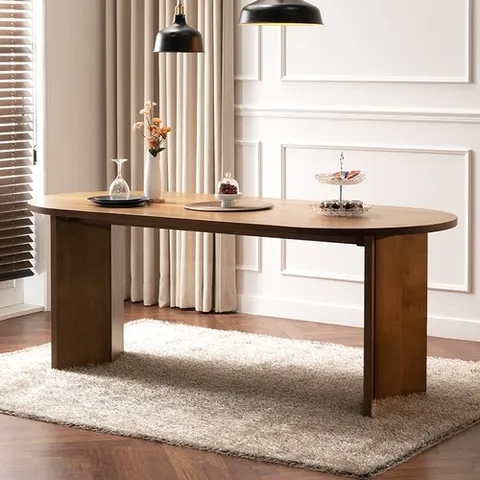 에보니아 라엘 원목 6인용 식탁테이블