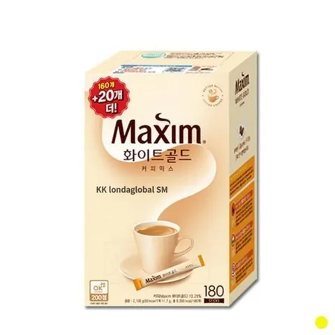 셀러허브 식품 동서 맥심 커피믹스 화이트골드 음료 회사 추천 180T