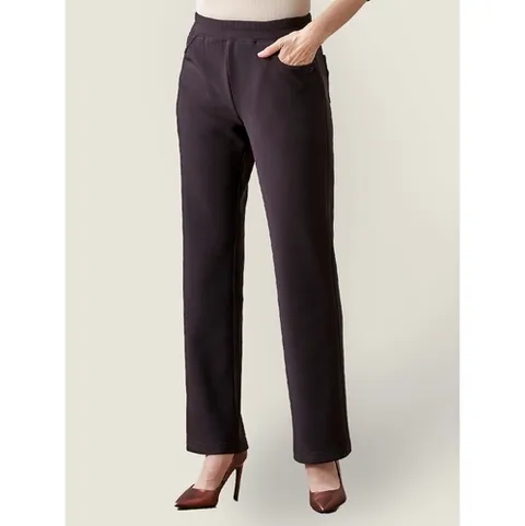 마담엘레강스 마담엘레강스] 윈터 플로라 기모 슬랙스 K224SL01