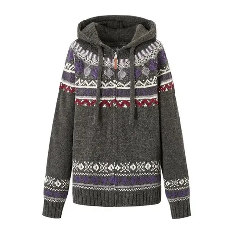 나인식스뉴욕 노르딕 후드 집업 오버핏 가디건 NP4CK042L0_P411872455