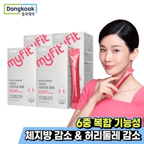 동국제약 마이핏 시서스 다이어트 톡톡  분말 14포 4박스