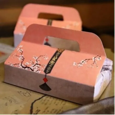 셀러허브 1 [HYIJR8QO_4B]매화 손잡이떡상자 50매입봉투 낱개판매