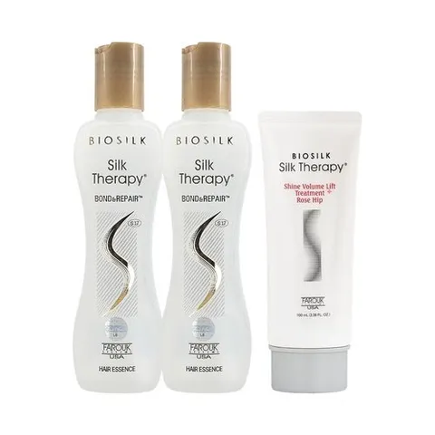 실크테라피 본드 앤 리페어 헤어 에센스 130ml 2개+트리트먼트 100ml