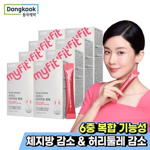 동국제약 마이핏 시서스 다이어트 톡톡 분말 14포 8박스