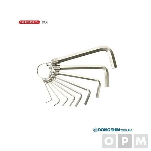 셀러허브 1 [HYD98918_51CE]L렌치링고리 SW-9 (9PCS) 1.5~10MM